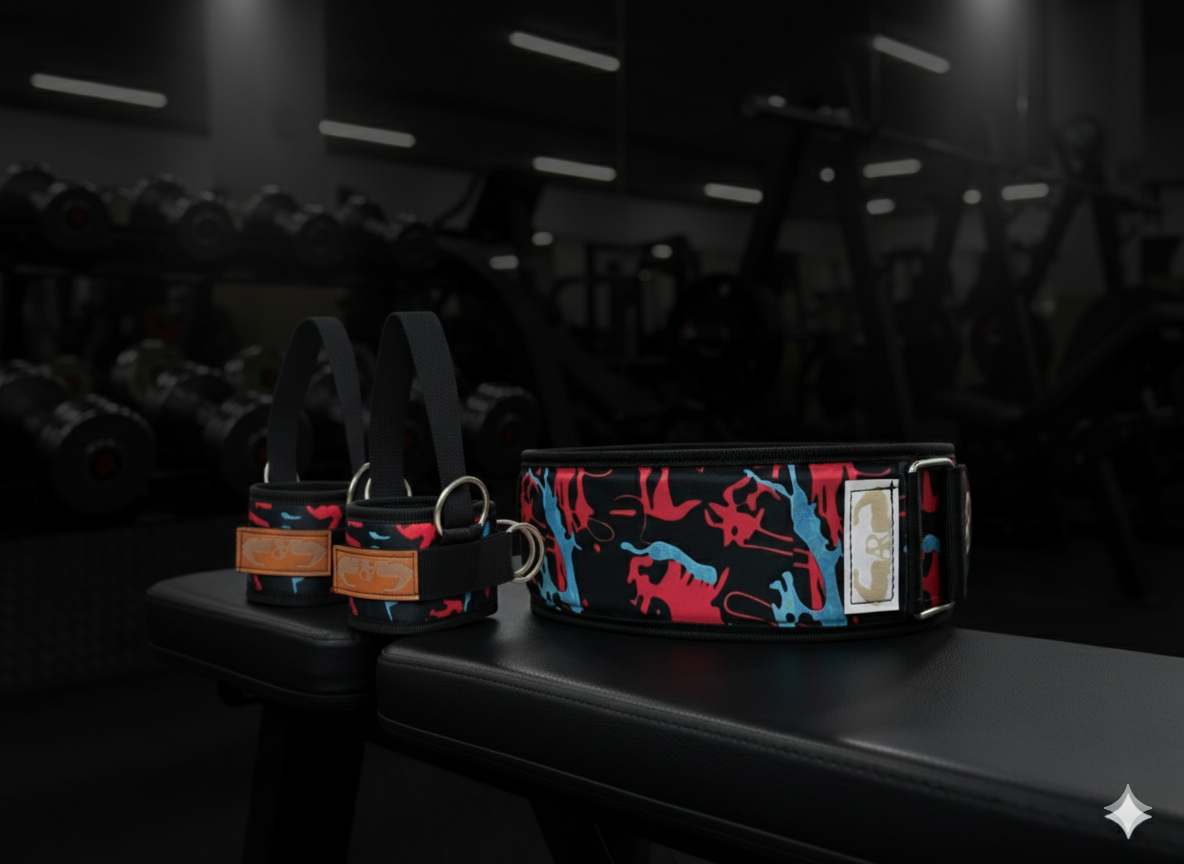 IMG_5911 ست کمربند و پابند قرمز